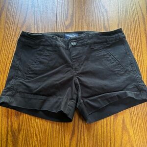American Eagle Outfitters Black Cargo Shorts Sz 6